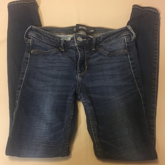Hollister Jean Leggings Size 3, 26” Waist, 26” Inseam; Blue - Picture 1 of 11